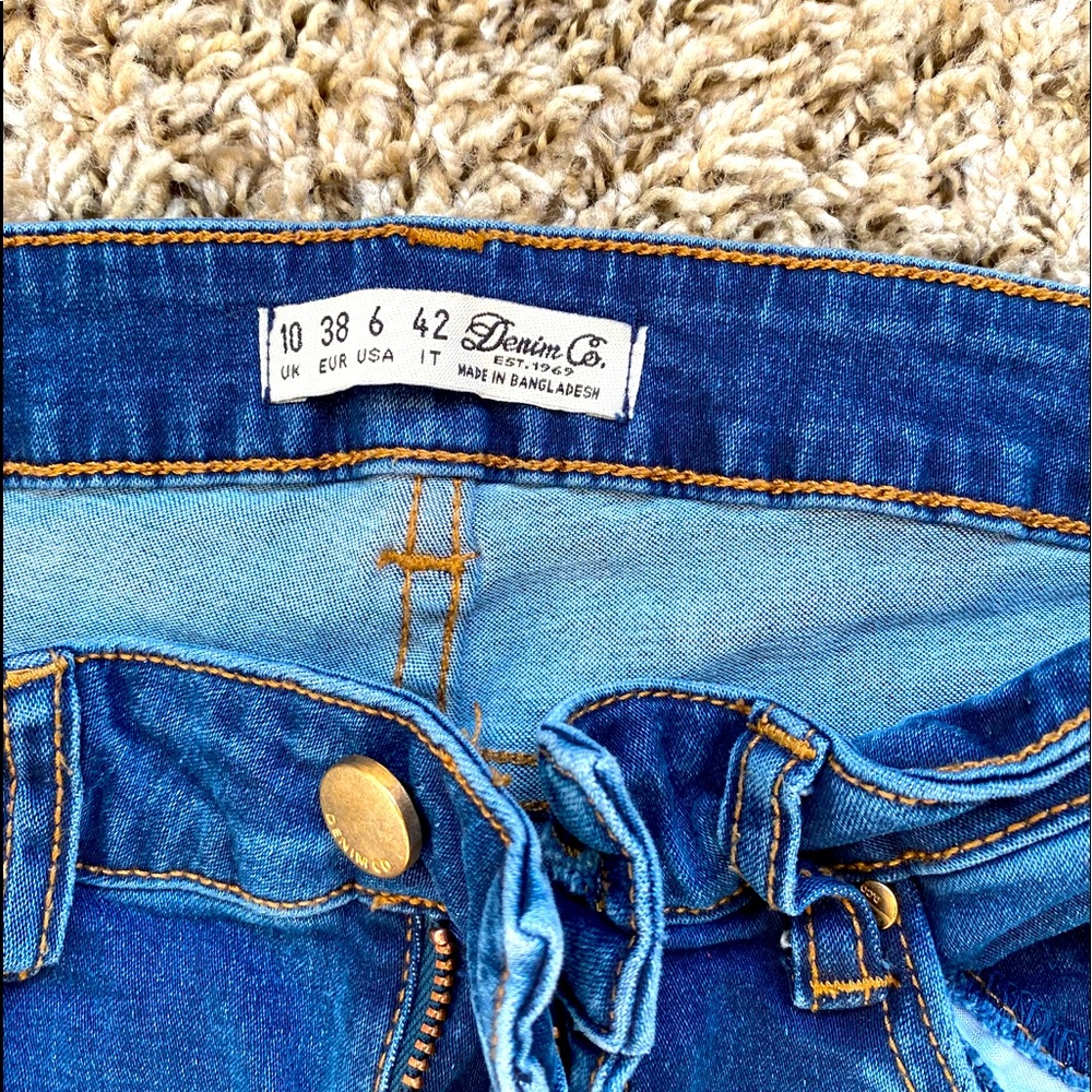 Women’s Denim Jean With Green Trim
